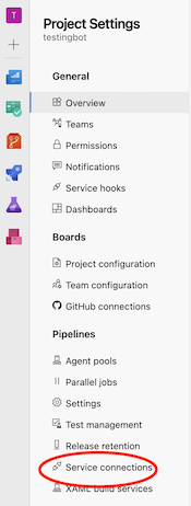 project settings