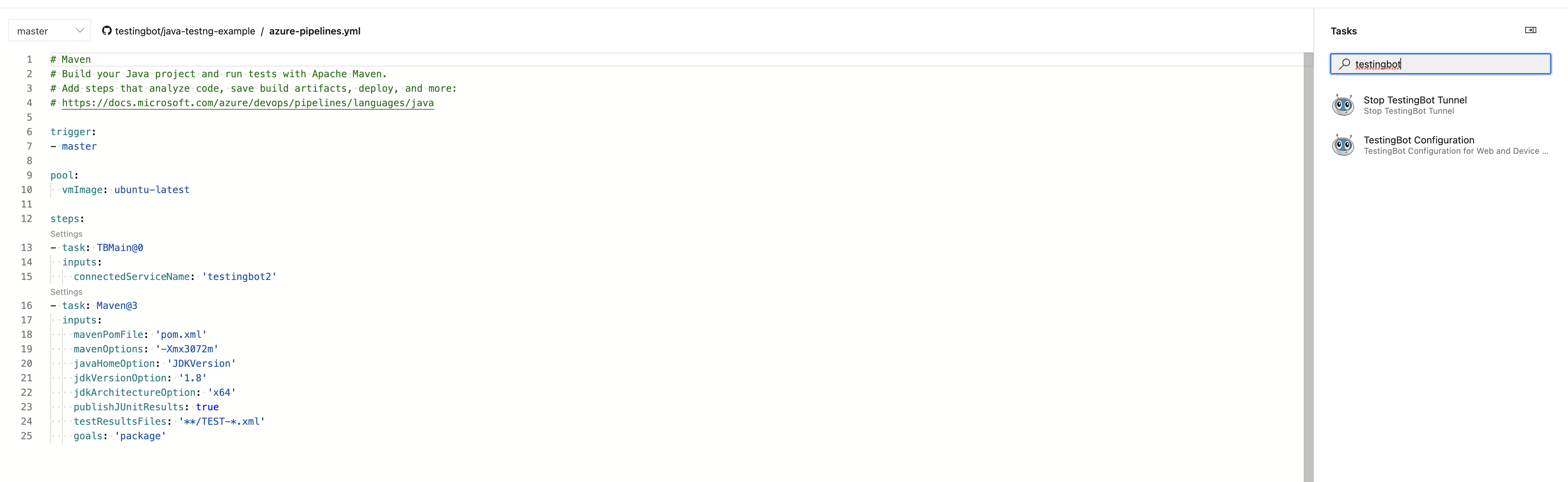 TestingBot task