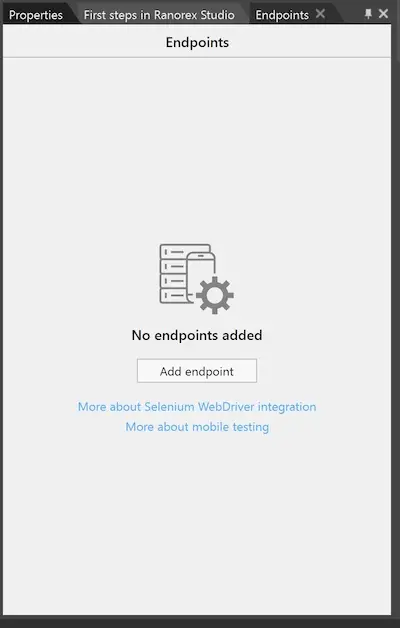 Ranorex TestingBot Endpoint