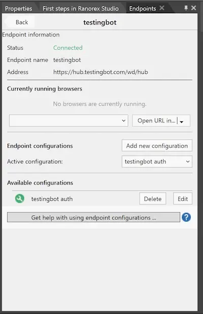 Ranorex Configuration