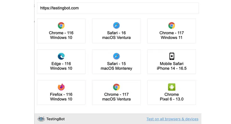 TestingBot Browser Extension